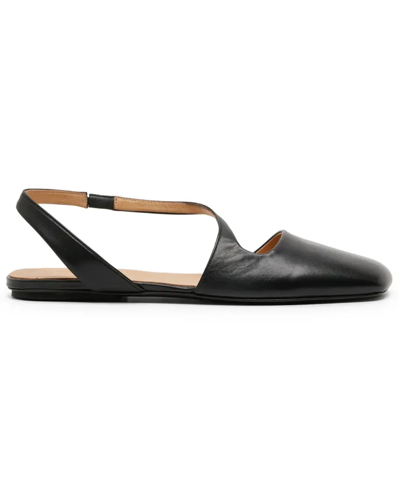 Marsèll Ballerinas aus Leder - Schwarz Schwarz