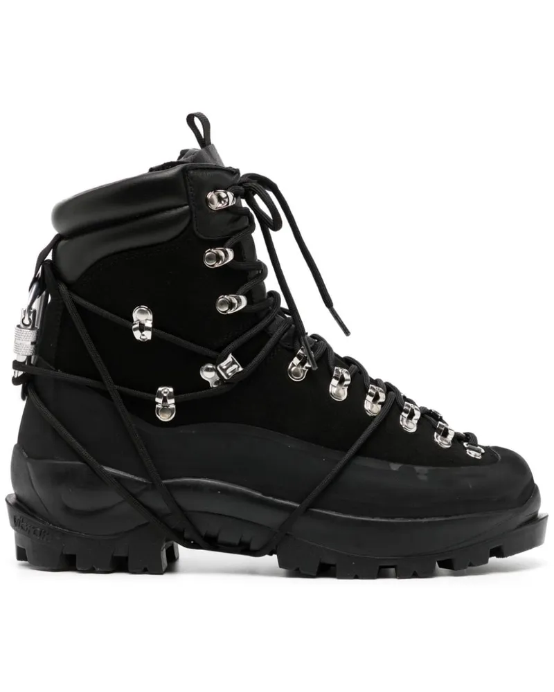 Heliot Emil Hiking-Boots mit Schnürung - Schwarz Schwarz