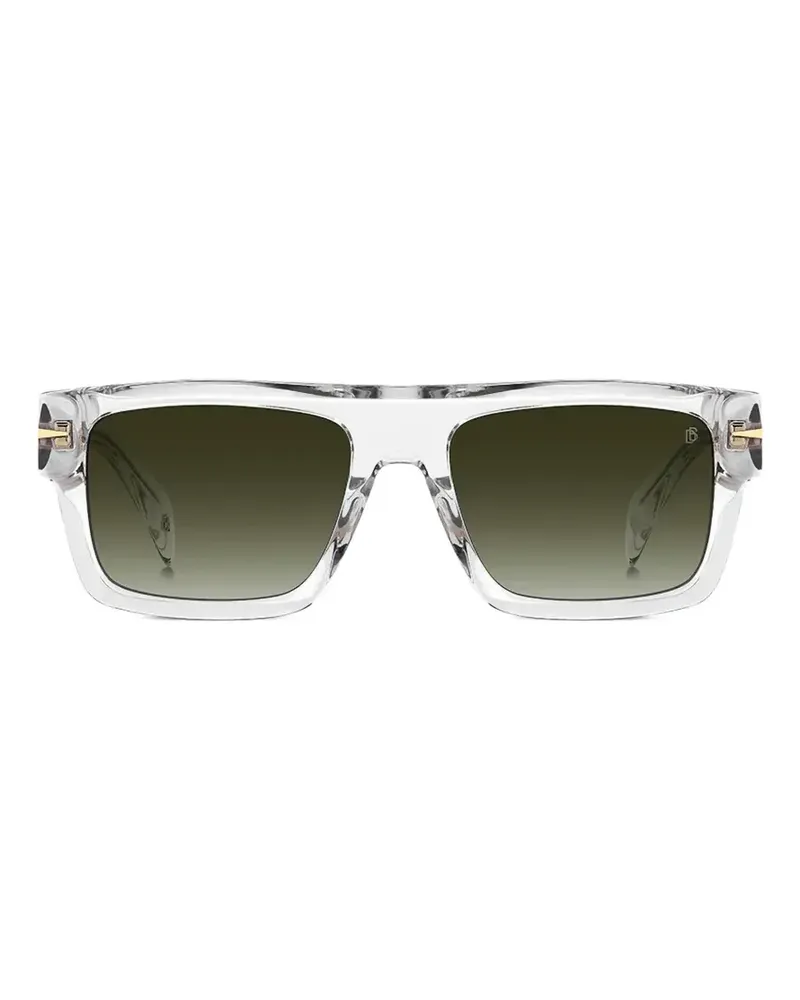 EYEWEAR by DAVID BECKHAM rectangle-frame sunglasses - Weiß Weiß