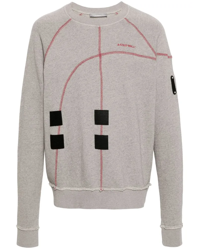ACW* Intersect Sweatshirt mit Nahtdetail - Grau Grau