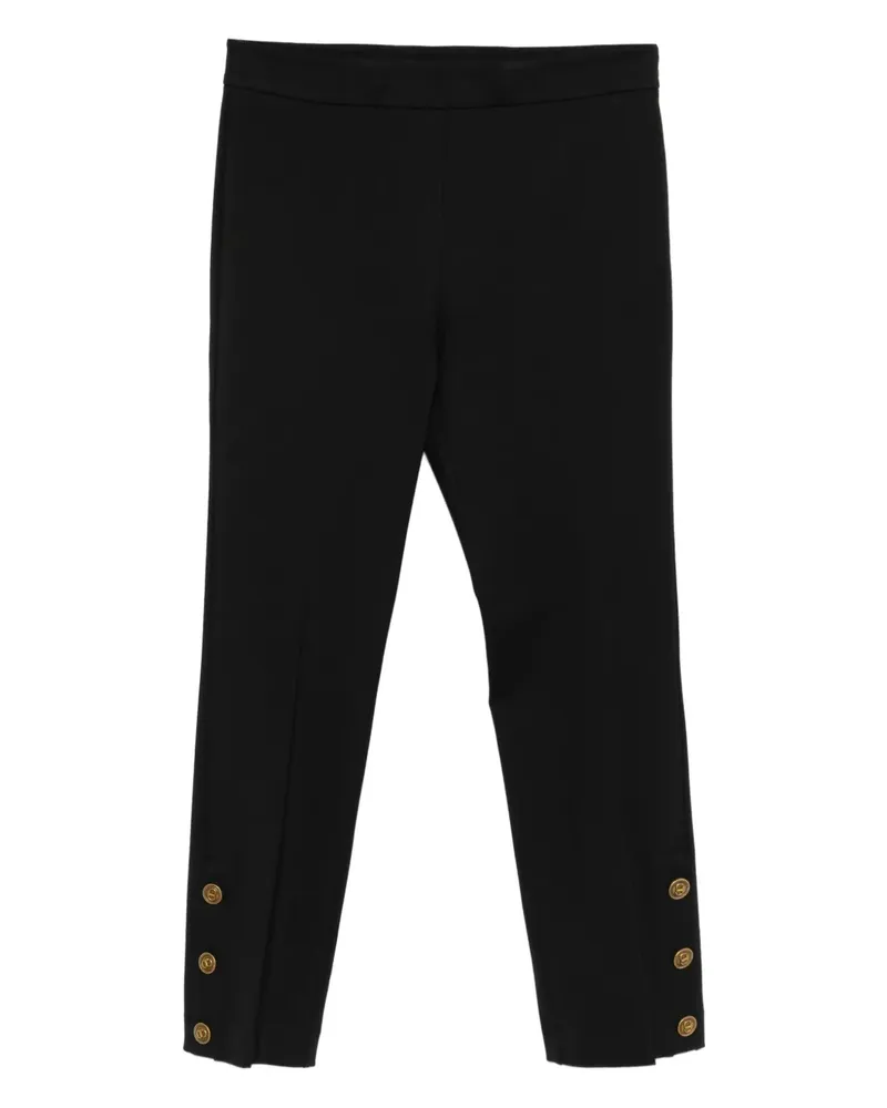 Twin-Set Klassische Cropped-Hose - Schwarz Schwarz