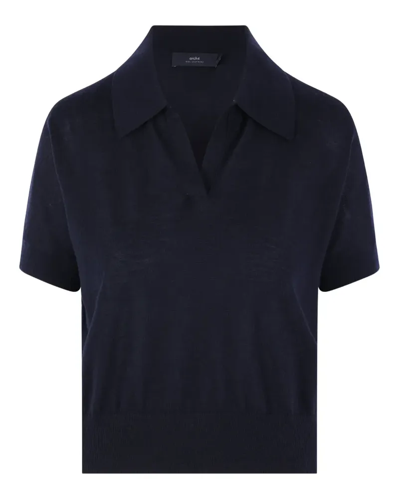 arch4 V-neck short-sleeve T-shirt - Blau Blau