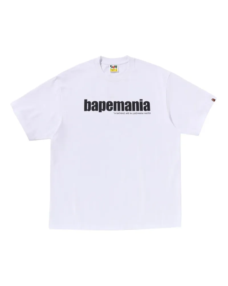 BAPE logo-print T-shirt - Weiß Weiß