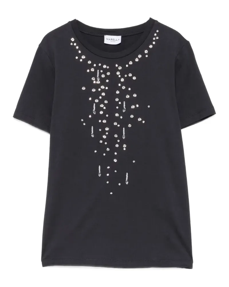 MARELLA crystal-embellished T-shirt - Blau Blau