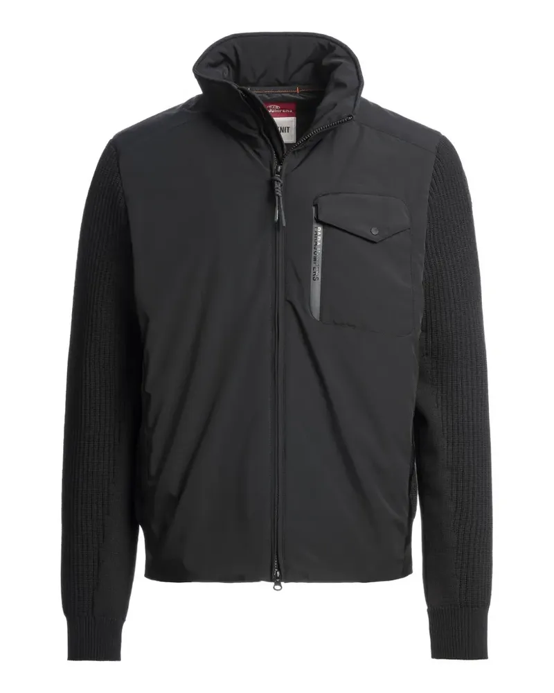 Parajumpers Steel River Hybrid-Jacke - Schwarz Schwarz