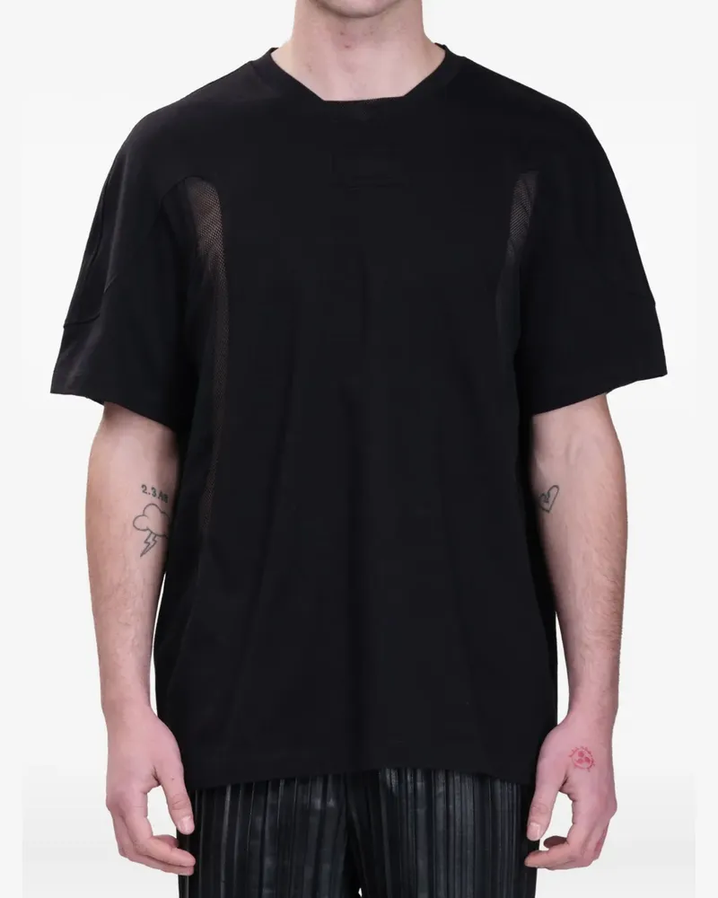 Helmut Lang Lang Sport Seam T-Shirt - Schwarz Schwarz