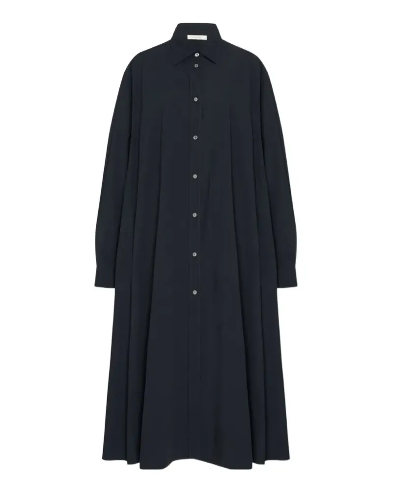The Row Zeph buttoned shirt-dress - Schwarz Schwarz