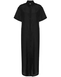 Matteau Hemdkleid mit lockerem Schnitt Schwarz