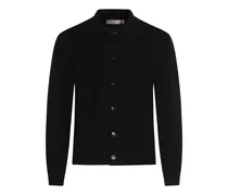 Cardigan mit Knöpfen - Schwarz