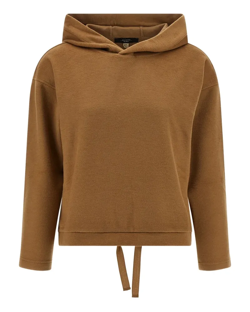 Max Mara Oscuri Hoodie mit Kordelzug - Braun Braun