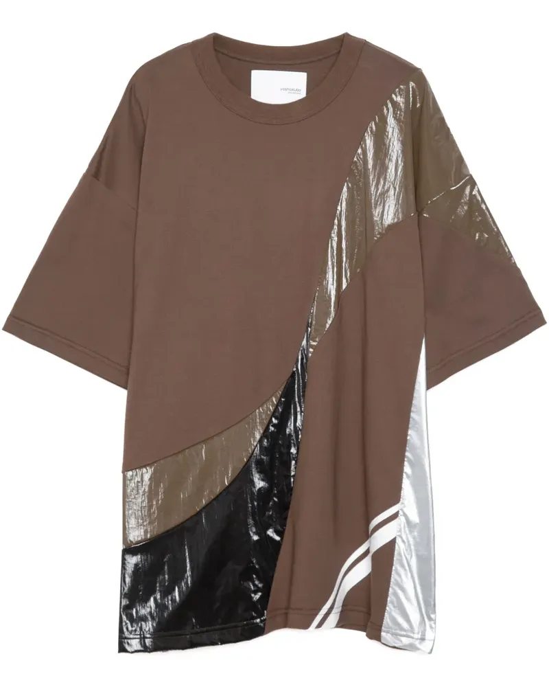 Yoshio Kubo Coating River T-Shirt - Braun Braun
