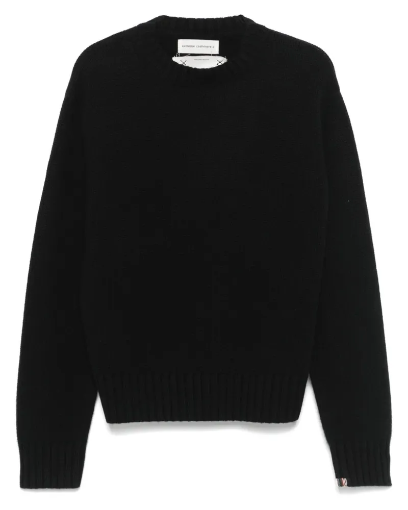 extreme cashmere Nº373 Oldie Pullover - Schwarz Schwarz