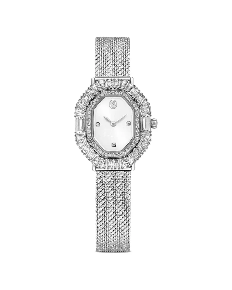 Swarovski Matrix Octagon 18mm - Silber Silber