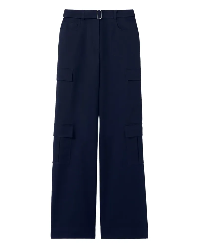 Claudie Pierlot Weite Cargohose mit Gürtel - Blau Blau