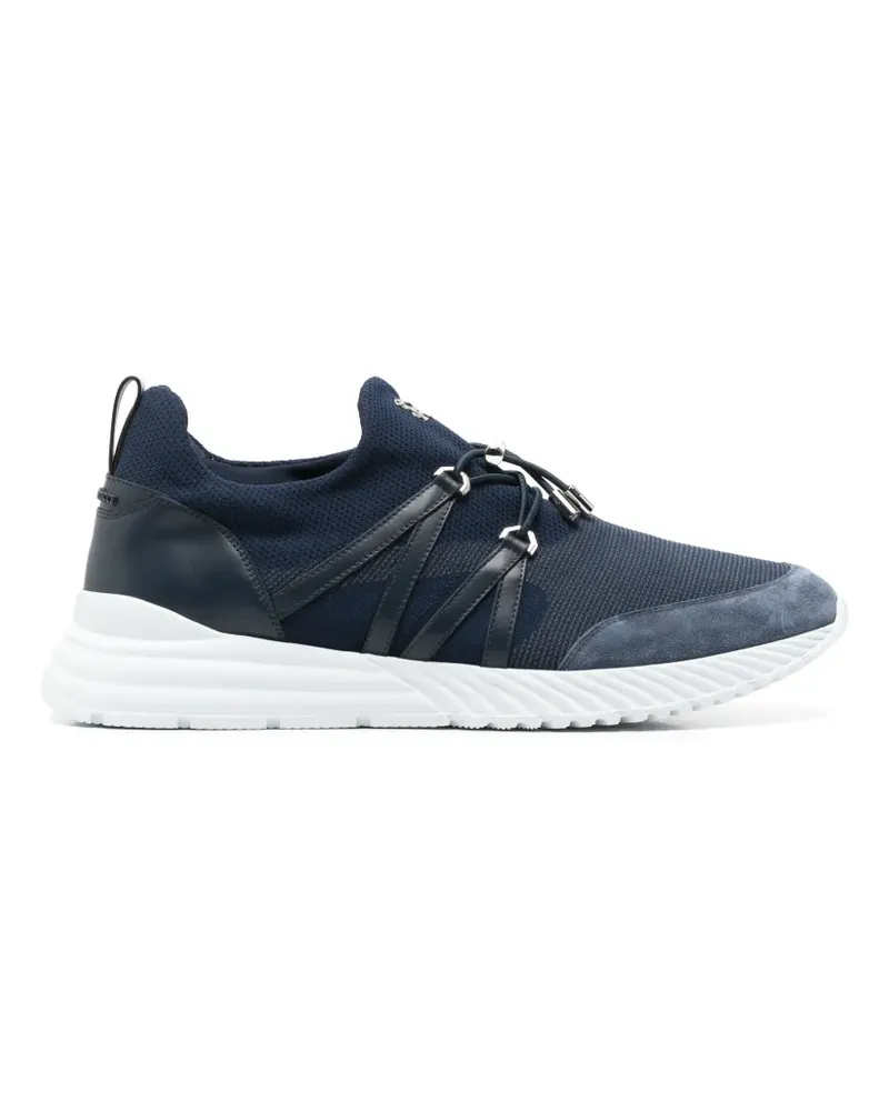 Stefano Ricci Sneakers mit Lederbesatz - Blau Blau