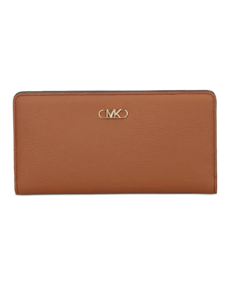 Michael Kors Portemonnaie mit Logo-Schild - Braun Braun