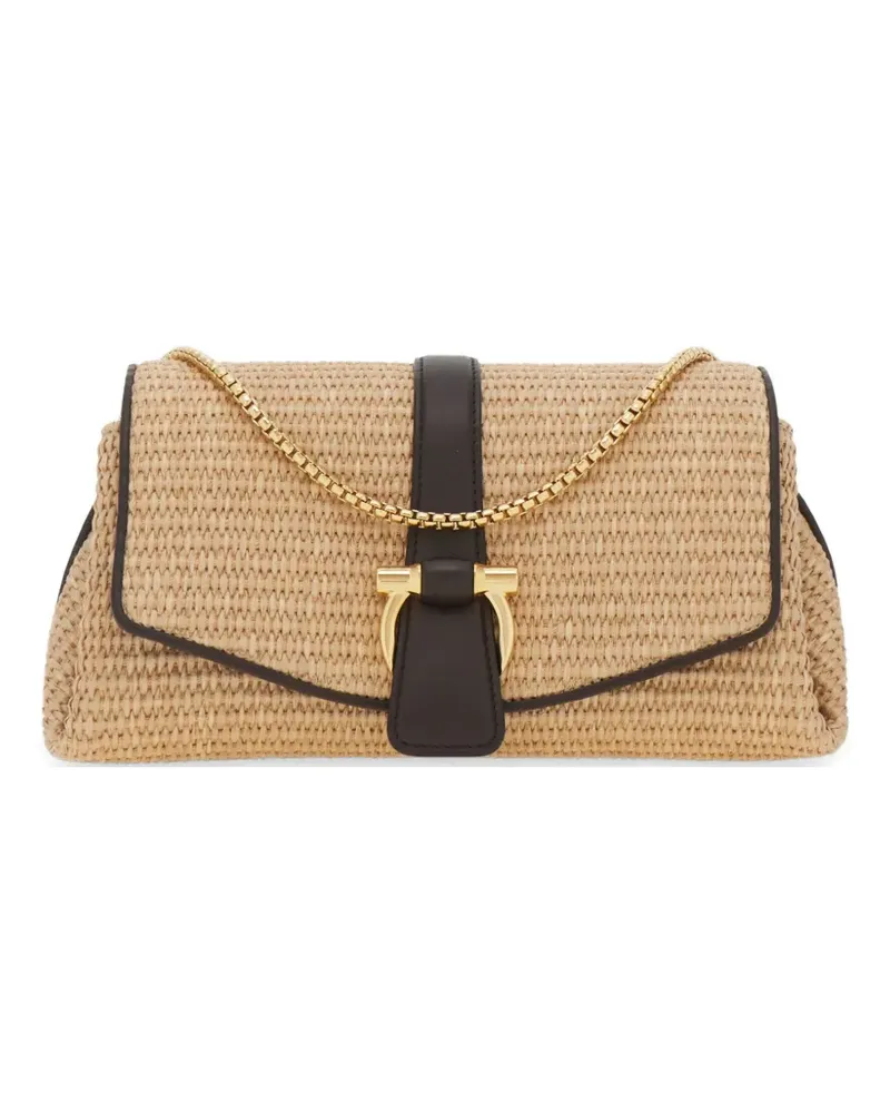 Ferragamo Mia Umhängetasche (XS) - Braun Braun