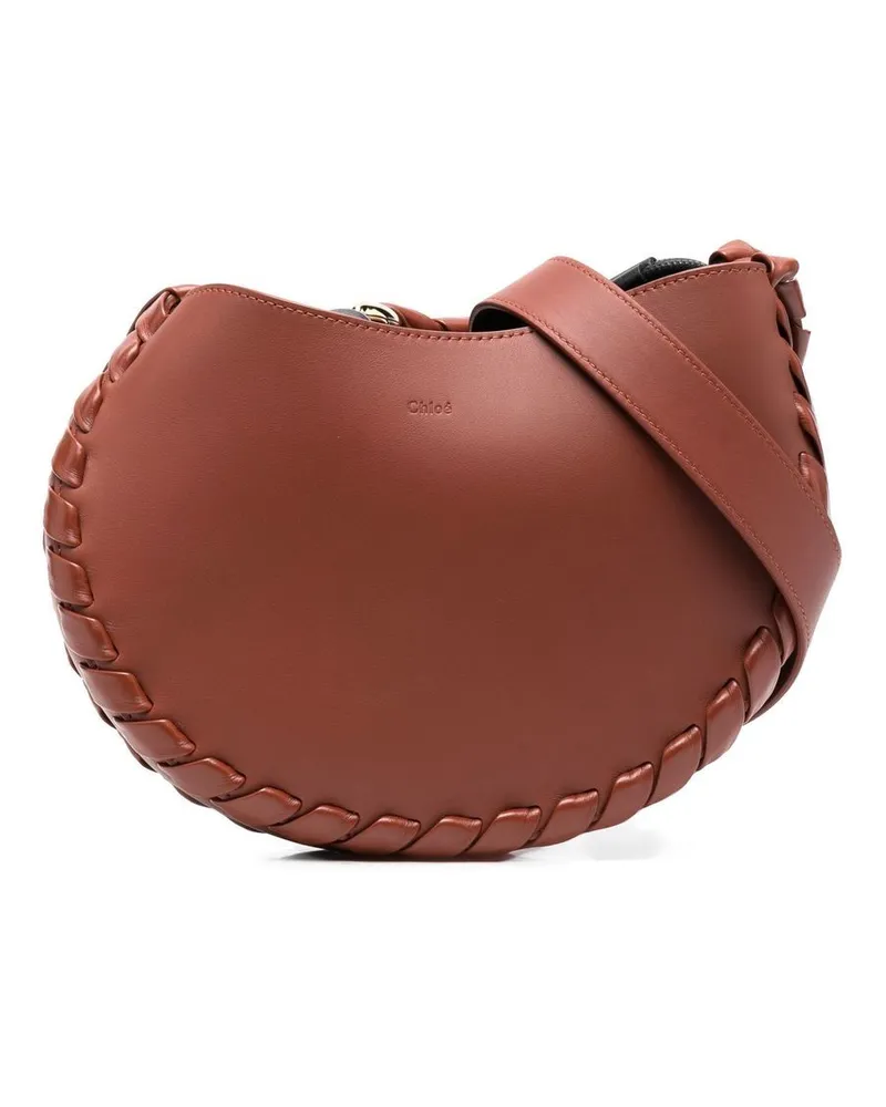 Chloé Kleine Mate Umhängetasche - Braun Braun