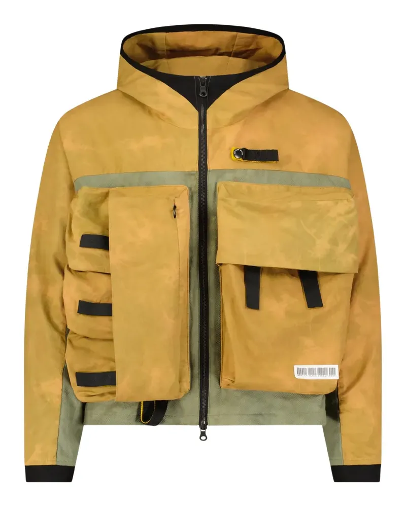 Mostly Heard Rarely Seen Kapuzenjacke mit aufgesetzten Taschen - Gelb Gelb