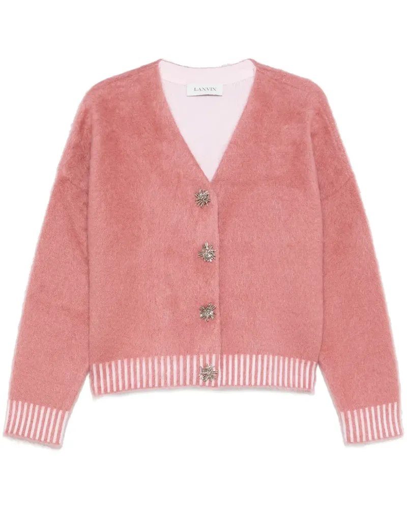Lanvin Cardigan mit gebürstetem Effekt - Rosa Rosa