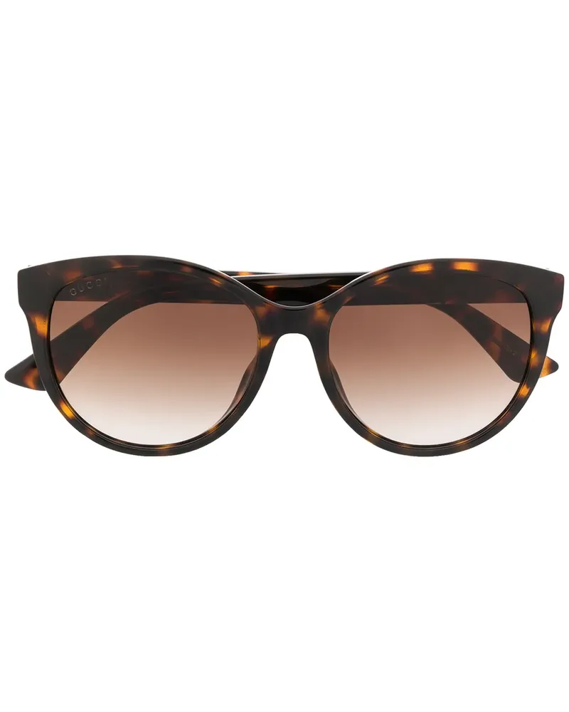 Gucci Runde 'GG0636SK' Sonnenbrille - Braun Braun