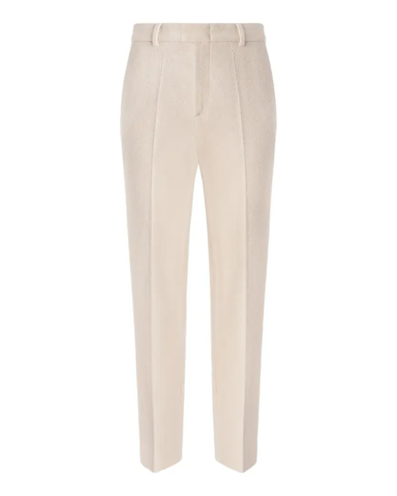 Missoni chevron-knit tailored trousers - Nude Nude