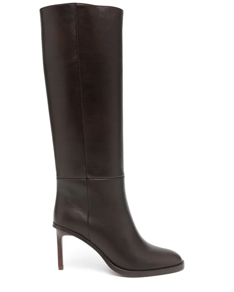 ba&sh Claudia Stiefel 80mm - Braun Braun