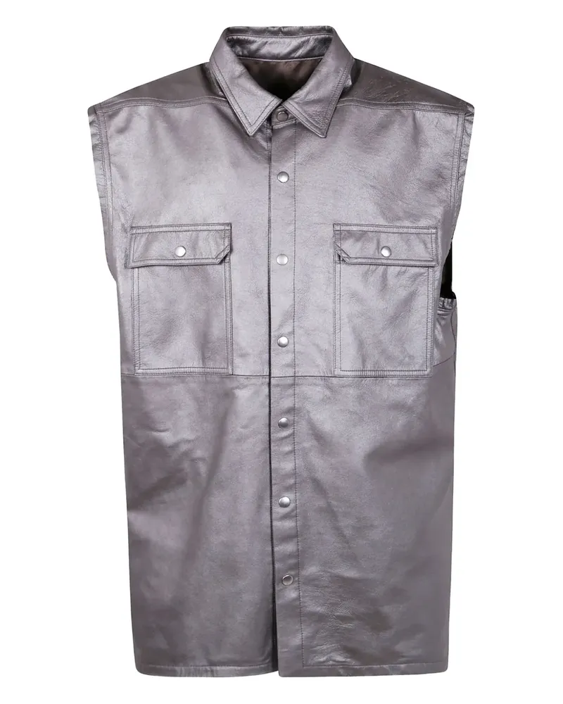 Rick Owens Jumbo Weste - Grau Grau