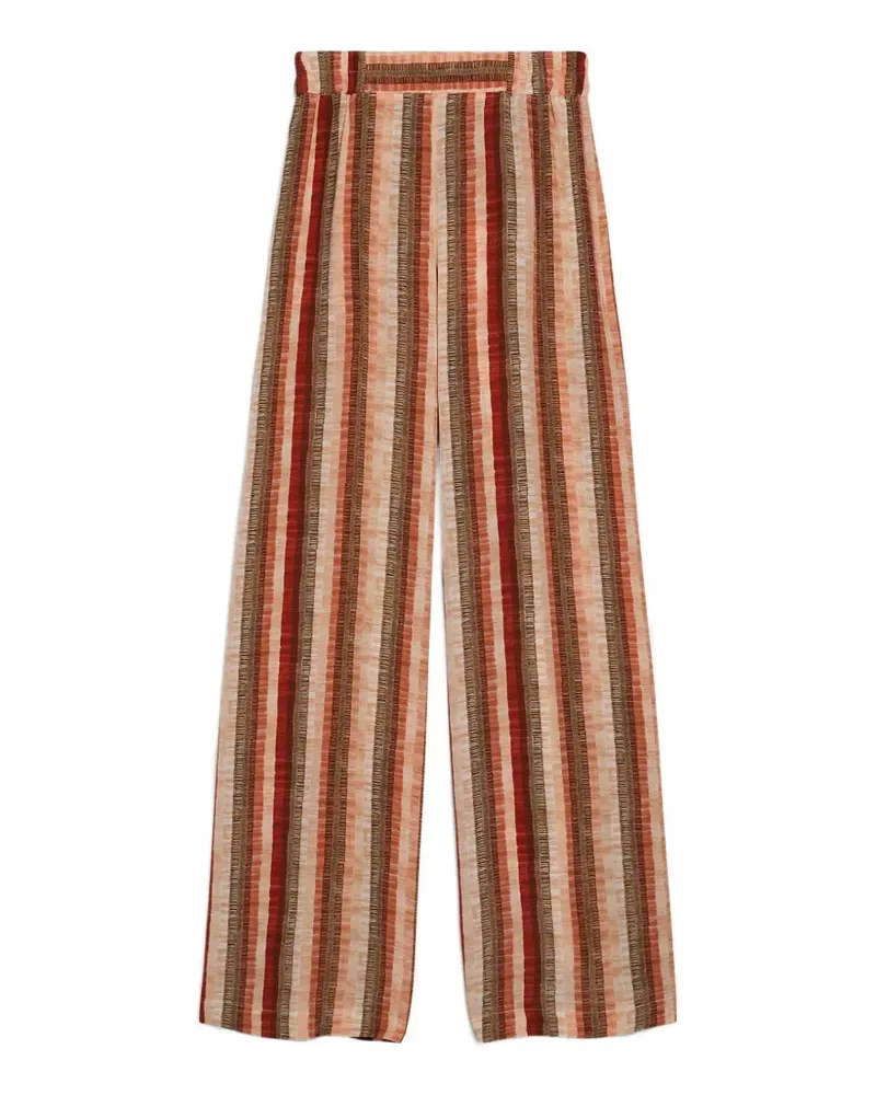 Momoni Baccarat Palazzohose mit Print - Orange Orange