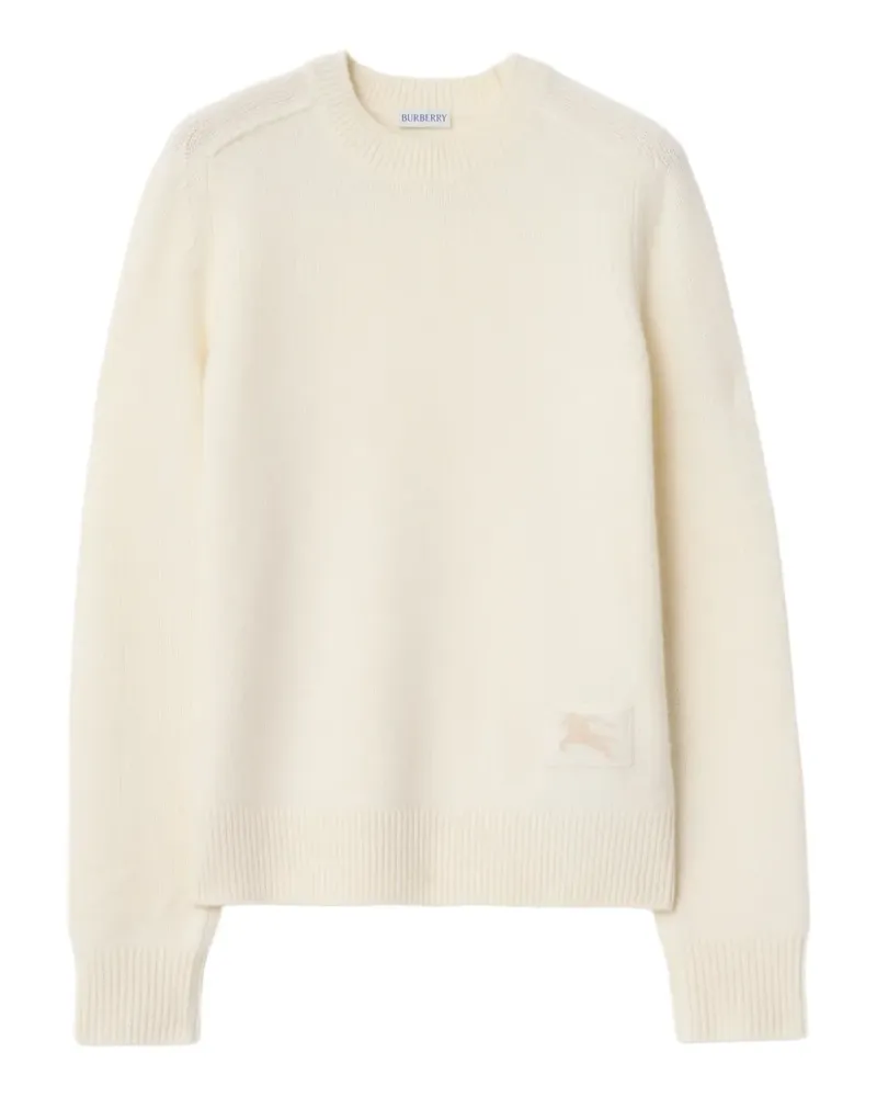 Burberry Pullover mit Ellenbogen-Patch - Nude Nude