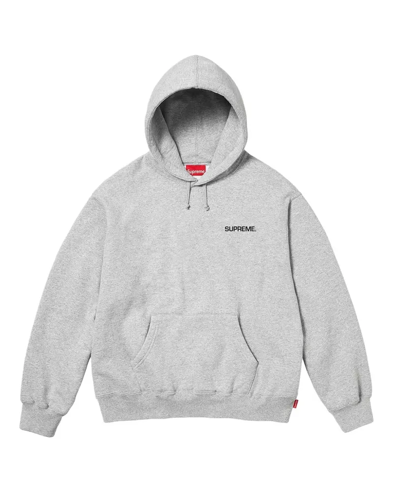 Supreme Being Immortal logo-print hoodie - Grau Grau