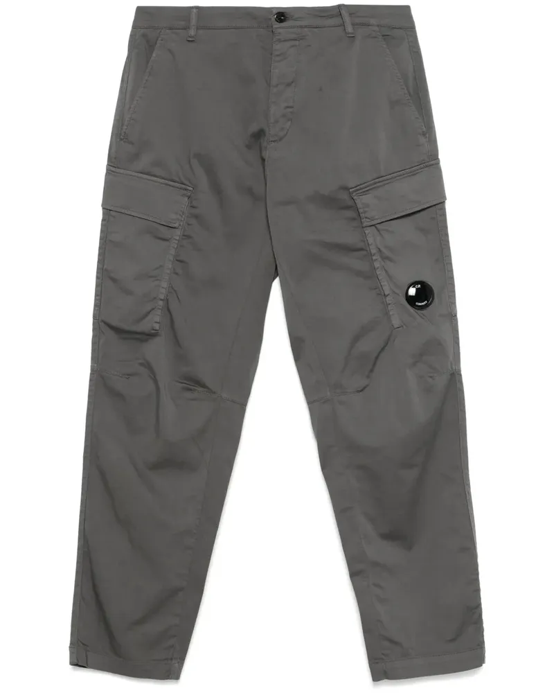 C.P. Company Sateen Cargohose - Grau Grau