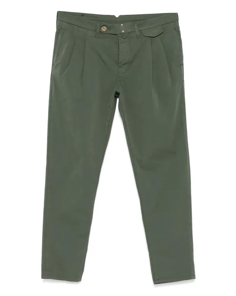 Incotex Hose mit geradem Bein - Grün Grün