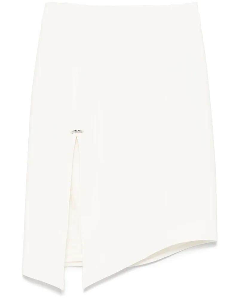 Thierry Mugler Midirock mit Piercing - Nude Nude