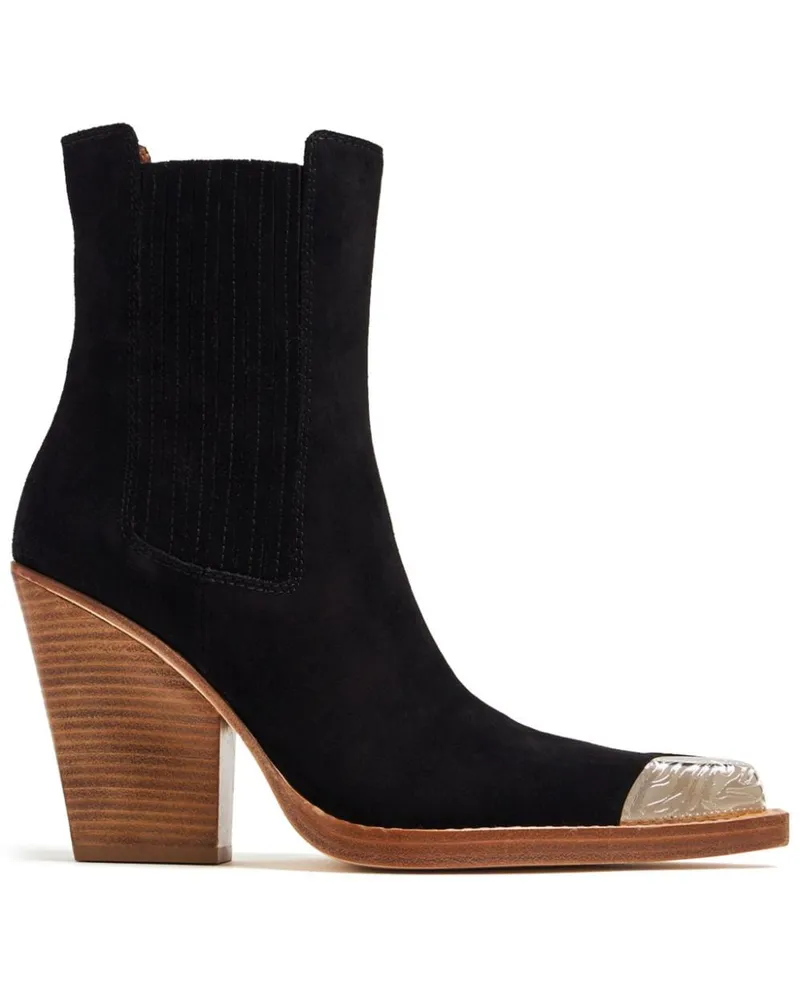 Paris Texas Dallas Stiefeletten 100mm - Schwarz Schwarz
