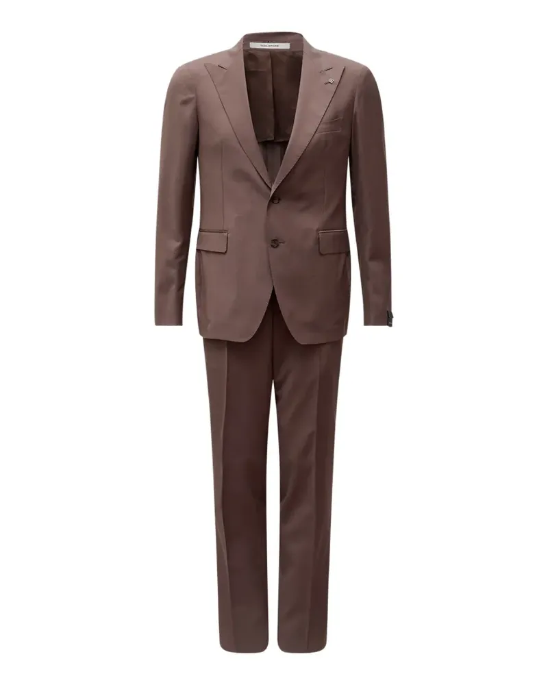 Tagliatore peak-lapel single-breasted suit - Braun Braun