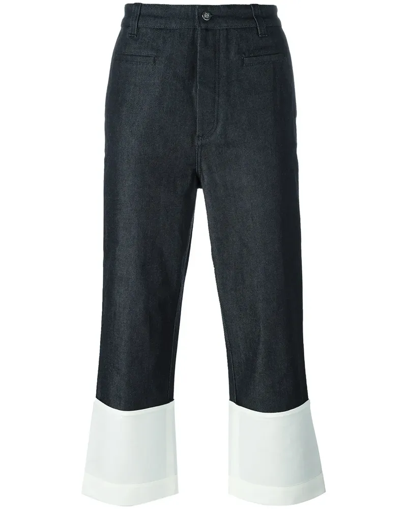 Loewe Cropped-Jeans - Blau Blau