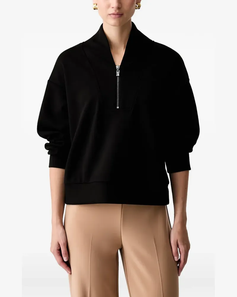 Joseph Ribkoff quarter-zip long-sleeve sweater - Schwarz Schwarz