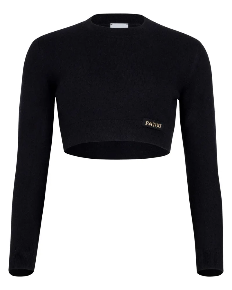 Patou Cropped-Pullover - Schwarz Schwarz