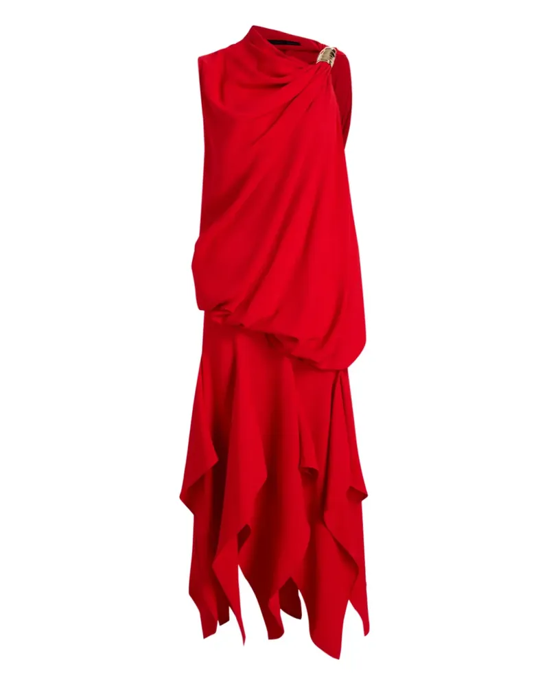 Proenza Schouler draped asymmetrical dress - Rot Rot