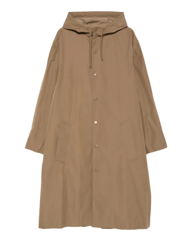 A.P.C. hooded button coat - Nude Nude