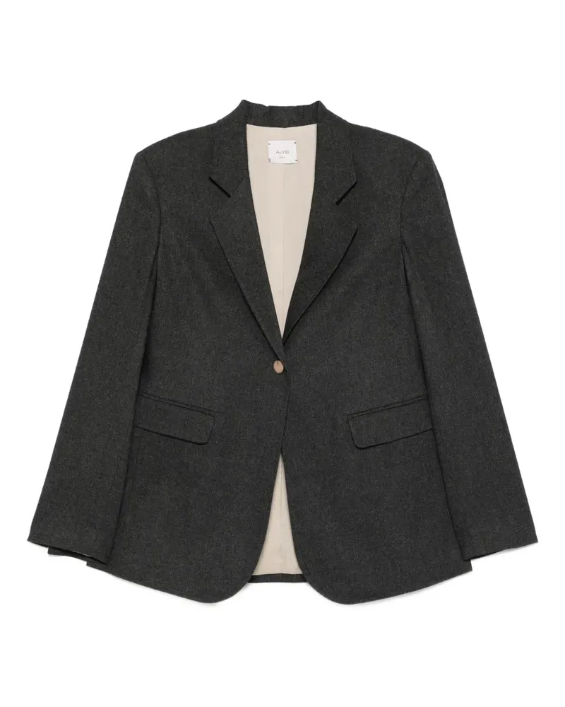 ALYSI Einreihiges Sakko - Grau Grau
