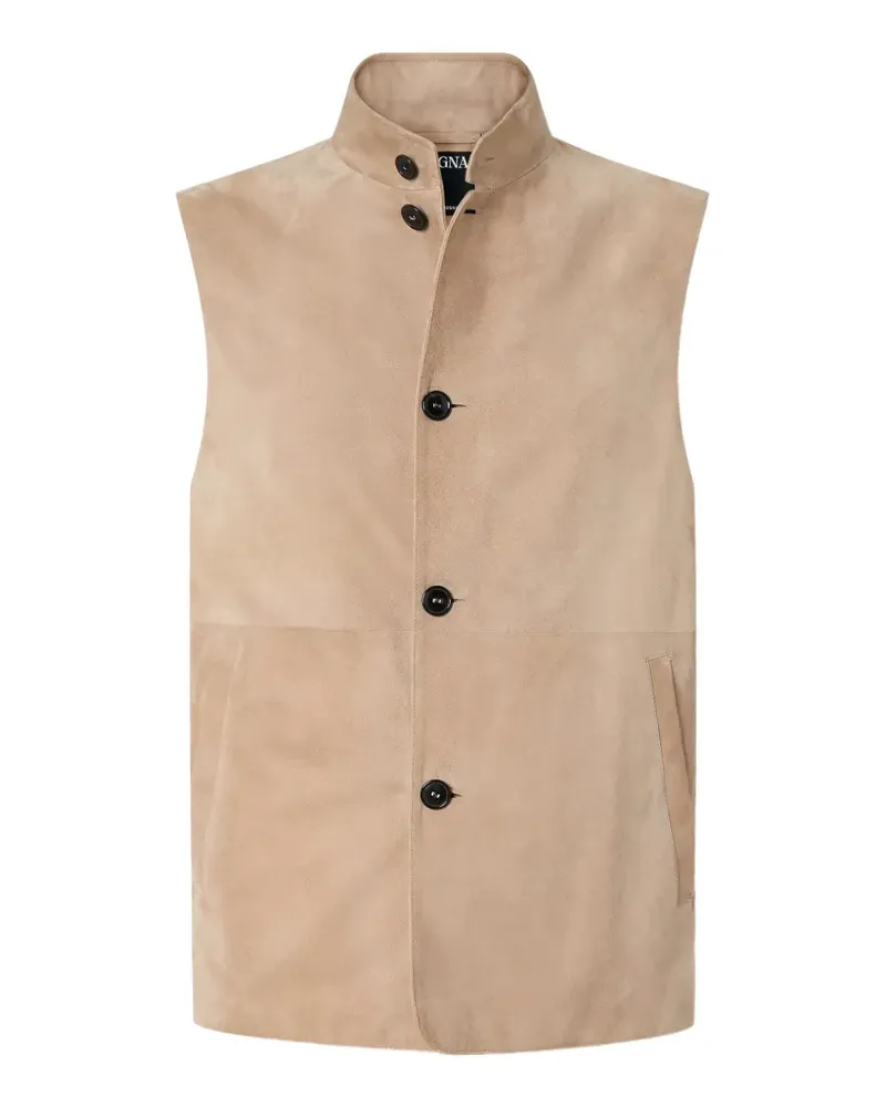 Ermenegildo Zegna Geknöpfte Weste - Nude Nude