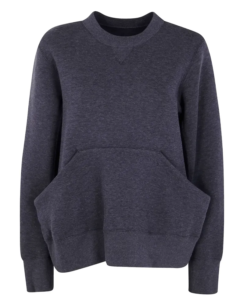 Sacai Sweatshirt mit Kängurutasche - Grau Grau