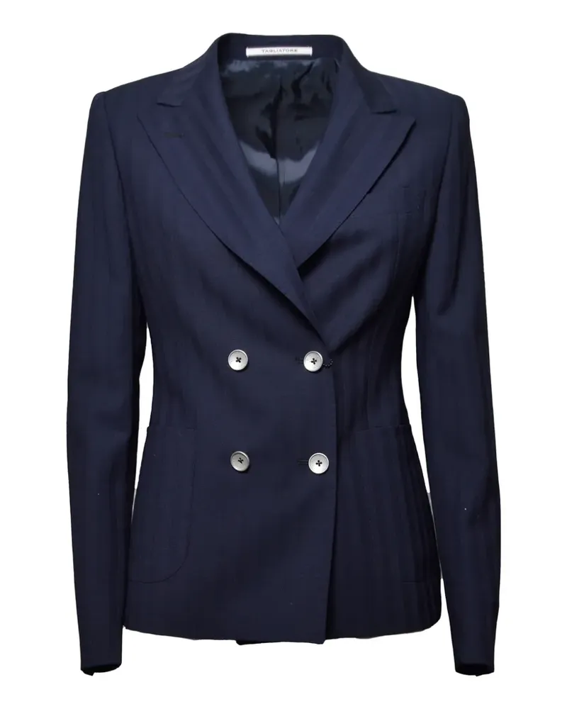 Tagliatore Doppelreihiges Sakko - Blau Blau