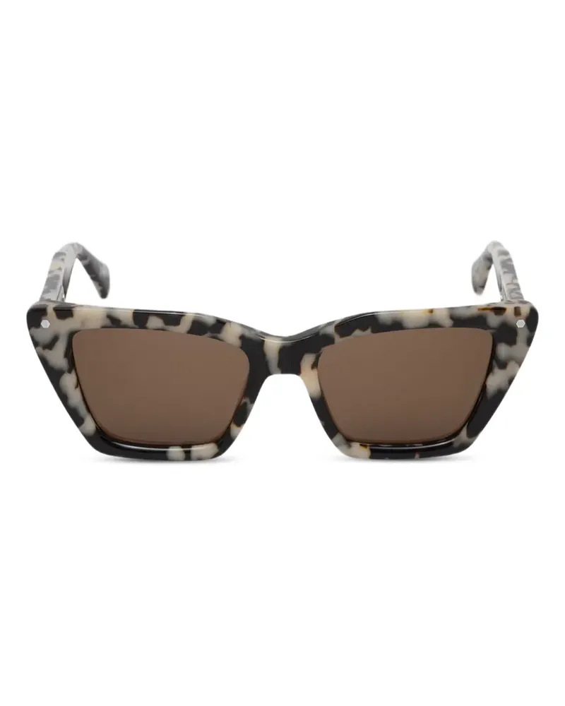 AllSaints Cat-Eye-Sonnenbrille in Schildpattoptik - Nude Nude