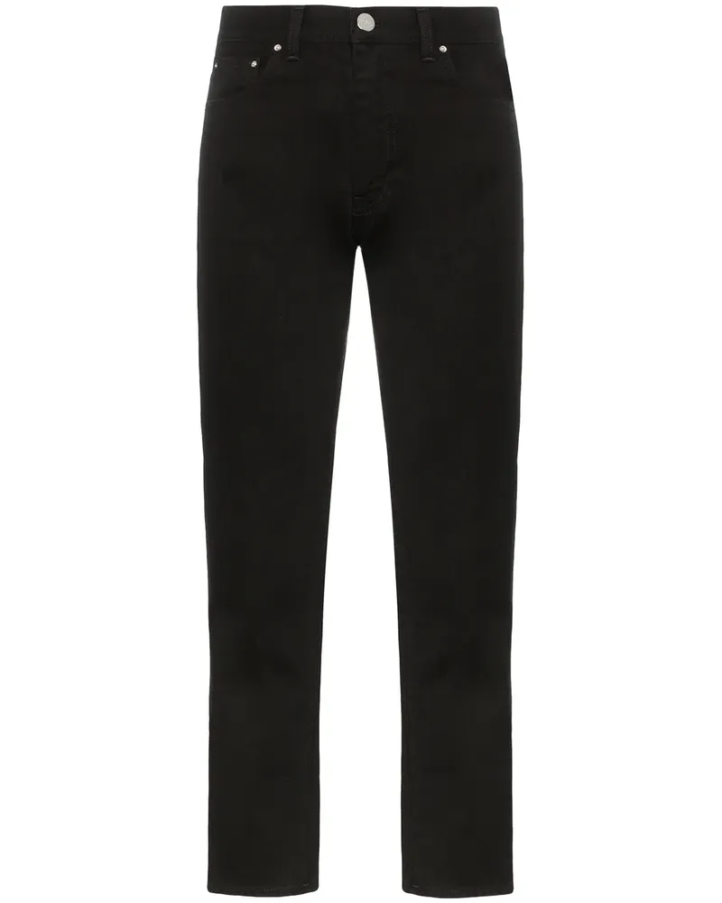 Totême Schmale Jeans - Schwarz Schwarz