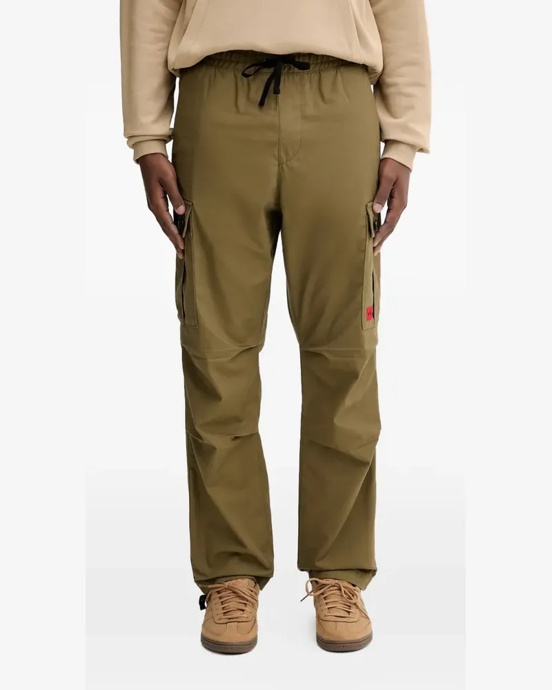 HUGO BOSS logo-detail cargo pants - Braun Braun