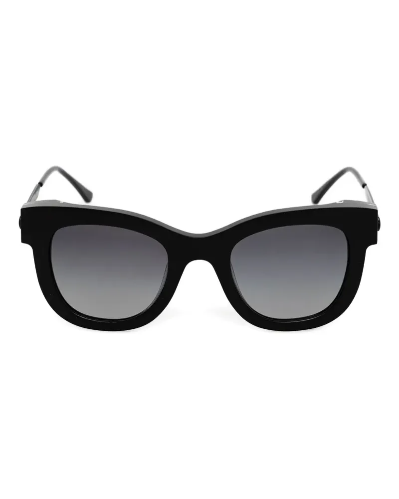 Thierry Lasry Cat-Eye-Sonnenbrille - Schwarz Schwarz
