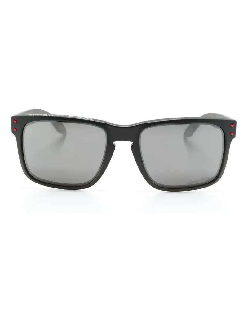 Oakley Eckige Holbrook Sonnenbrille - Schwarz Schwarz